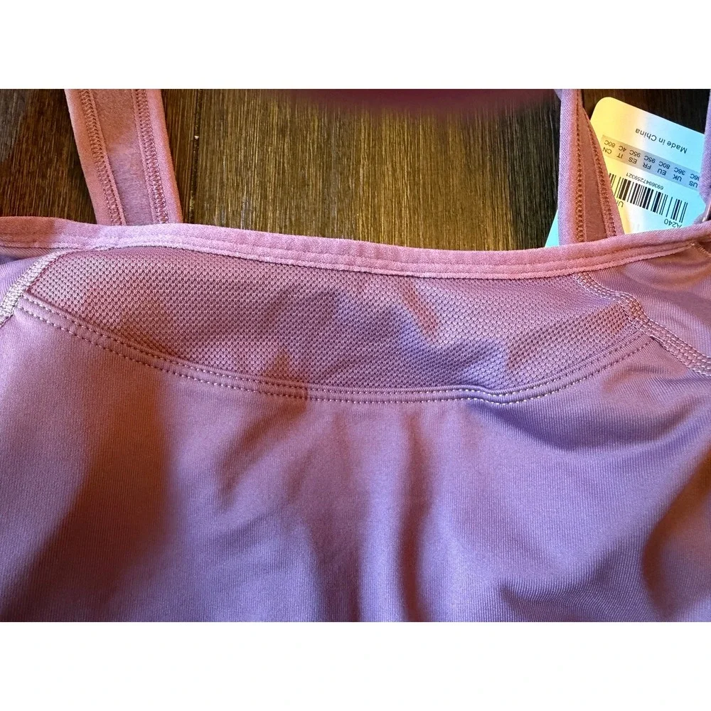 Syrokan High Impact Sports Bra Umber Purple Mesh Wireless 36C A240
